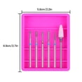 thumbnail image 3 of Minnieouse Juego de 6 unidades de de diamante de cerámica para manicura, brocas para uñas, accesorios para máquinas eléctricas, juego de Juegos de manicura EH-06 Minnieouse CE1824-06B, 3 of 6