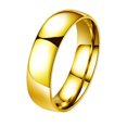 thumbnail image 1 of Minnieouse Anillo Esfera de Estilo diario Anillos que combinan con todo Clásico Elegante Exquisita Joyería de Navidad Regalo de compromiso de boda Accesorios de disfraces Dorado Oro 6# Minnieouse AP014669-04, 1 of 6