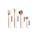 thumbnail image 3 of Stainless Steel Cutlery Set, Sturdy Flatware, Mirror Polished Finish, Complete Dining Utensils for Home Kitchen Use, Multicolor, 3 of 8