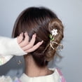 thumbnail image 4 of Miangastore 2 Pcs Pinces à Cheveux Fleur de Lys Pinces Griffes Fleur Femmes Pinces à Cheveux Décoratives, 4 of 8