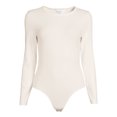 thumbnail image 3 of Time and Tru Women's Long Sleeve Bodysuit, 3 of 5