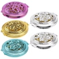 thumbnail image 3 of Travel Friendly Mirror, Foldable with Hollow Art, Adds Glamour to Life, 3 of 3