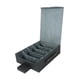 thumbnail image 5 of Tarjetero resistente, organizador multiusos, caja de almacenamiento de 5 filas para tarjetas coleccionables. Gris, 5 of 9