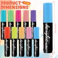 thumbnail image 4 of NUAHRHY 10 Colors Jumbo Markers, 0.59" Felt Tip Large Acrylic Paint Graffiti Markers, Permanent Graffiti Pens for Coloring Gifts, Poster Outdoor Signs Stone Ceramic Canvas Painting, Soft Color, 4 of 9