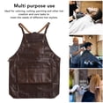 thumbnail image 4 of Hairstylist Salon Apron, Waterproof PU Hair Stylist Apron High Durability Easy To Clean Multi Functional Adjustable  for Hair Coloring, 4 of 8