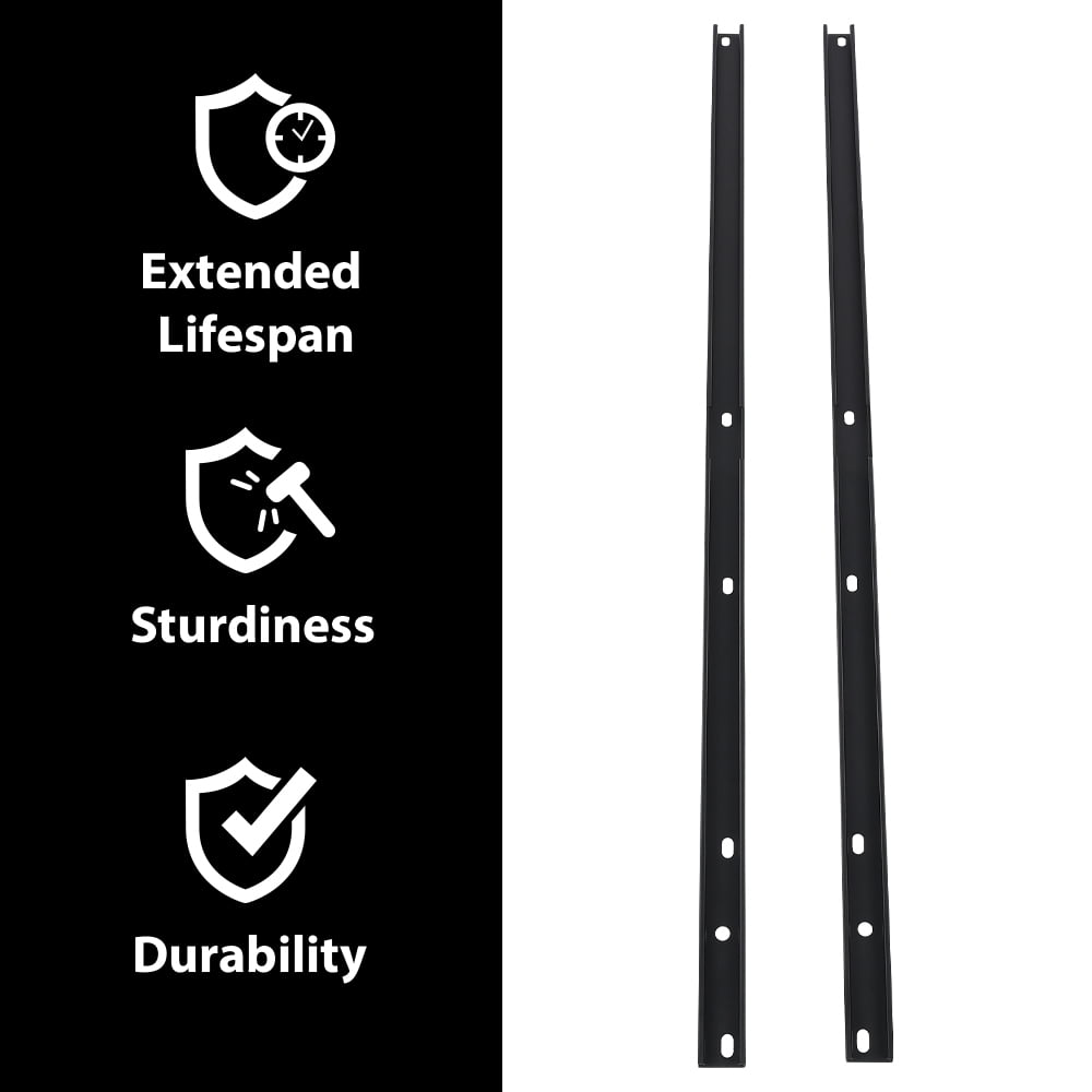 CROSSDESIGN Black Roof Rack Side Rail Package Fit for 2009-2017 Chevrolet Traverse