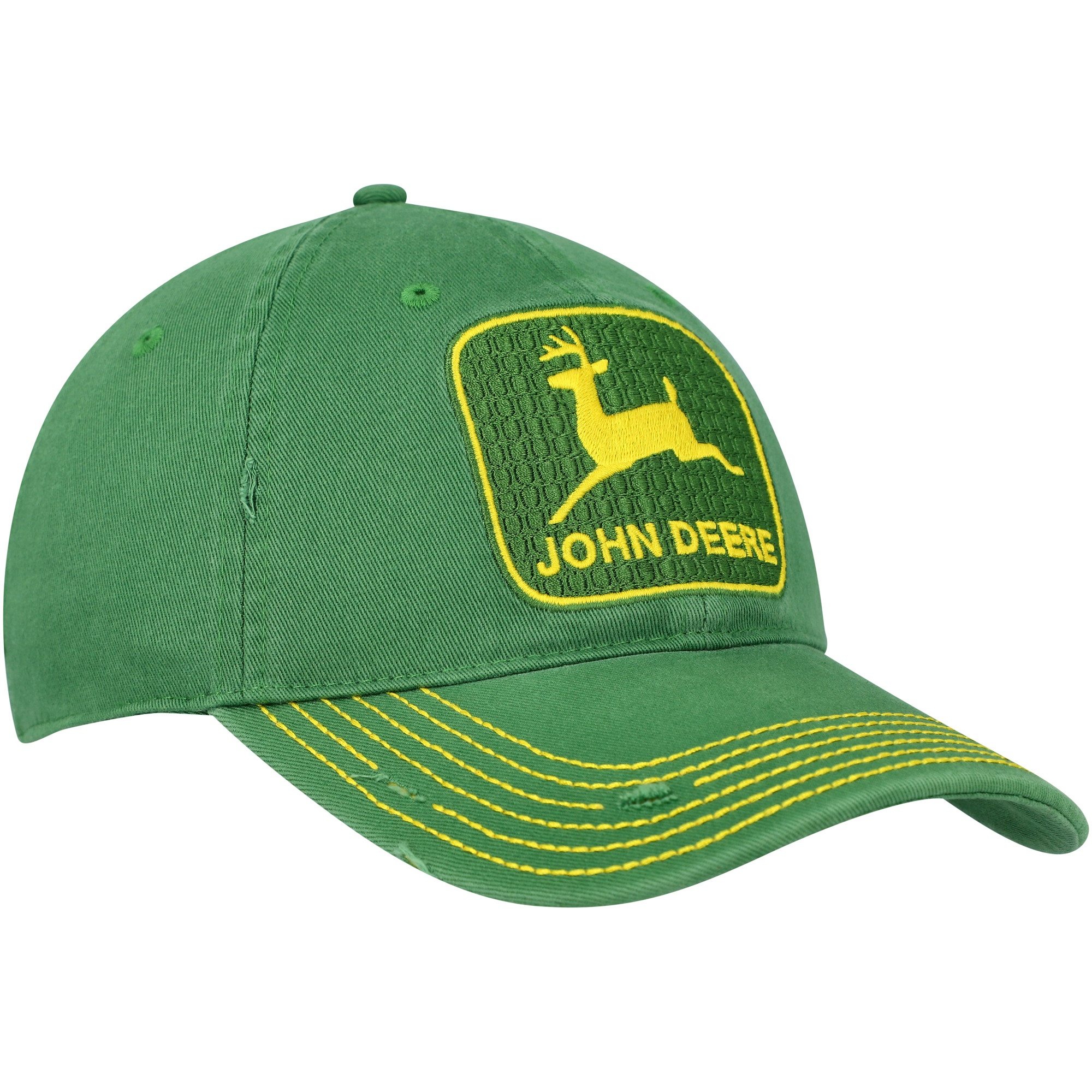 Men's Top of the World Green John Deere Classic Vintage Twill Adjustable Hat - OSFA