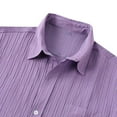 thumbnail image 5 of zfhfof Mens Short Sleeve Dress Shirts Casual Button Down Shirt Summer Vacation Beach Shirts with Pocket, 5 of 9
