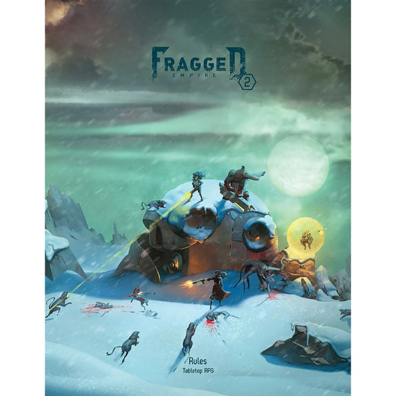 Modiphius: Fragged Empire 2: Rule Book - Hardcover RPG Book, Post-Post-Apocalyptic Sci-Fi Roleplaying Adventure, 2nd Edition, Full Color