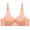 Khaki, variant on Aoochasliy Bras for Women Solid Color Comfortable Hollow Out Perspective Bra Underwear No Rims
