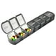 thumbnail image 1 of Soporte para pastillero de 7 días, 7 compartimentos, dispensadores portátiles, organizador semanal para tableta, contenedor divisor de Almacenamiento y organización del hogar gris transparente Naiovety HA028292-01, 1 of 5