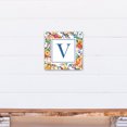 thumbnail image 4 of Creative Products Wildflower Monogram - V 12x12 Canvas Wall Art, 4 of 4
