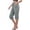*Gray, variant on ClodeEU Women's Solid Color Drawstring Elastic Waist Faux Linen Capri Pants,Casual Cropped Trousers Army Green,Womens Plus XL