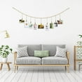 thumbnail image 6 of Wall Hanging Photo Display with Wooden Beads Garland 4 Feet Boho Collage Picture Frame DIY Picture Photo Frame Set with 9 Wood Clips for Rustic Country Home, Office Nursery Room Decoration(2 Pieces), 6 of 6