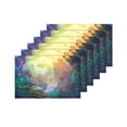 thumbnail image 4 of MKHERT Underwater with Tropical Coral Reefs and Colorful Fishes Placemats Table Mats for Dining Room Kitchen Table Decoration 12x18 inch,Set of 6, 4 of 4
