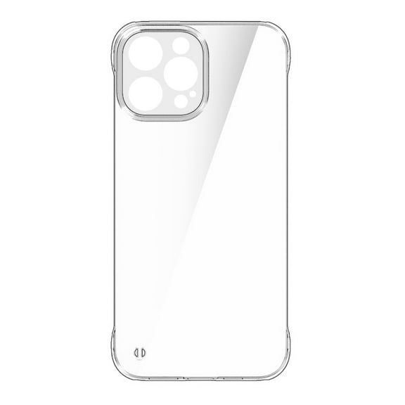 Huanledash Mobile Phone Case Clear Hard Anti-scratch Shockproof Reusable Fall Protection Transparent Phone Back Shell Protective Cover for IPhone 12 13 Mini Pro Max
