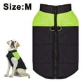 thumbnail image 1 of Chaqueta impermeable de invierno para mascotas, chaleco acolchado cálido para mascotas con correa de doble anillo en D para clima frío, ropa deportiva con cremallera para mascotas pequeñas, medianas, 1 of 8
