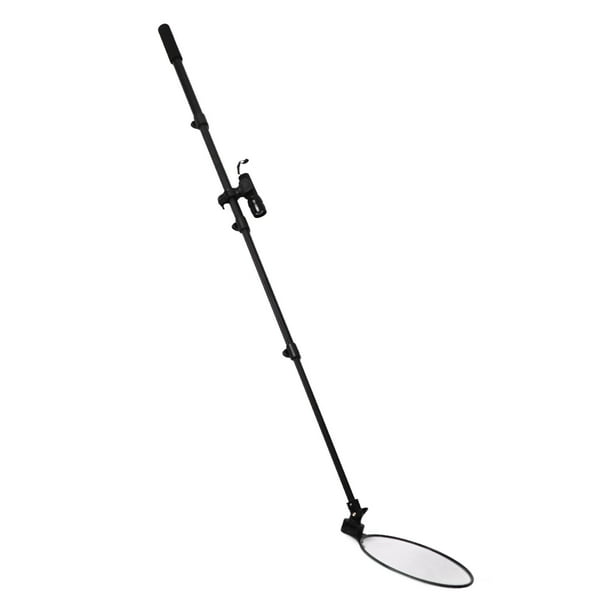 Herramienta De Espejo Telescópico, Visión De 360, Mango Retráctil De aleación De Aluminio, Espejo De Inspección Gran Angular Con Luz Para Estacionamientos