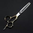 thumbnail image 2 of Hair Cutting Scissors Professional 6 Inch Japanese Steel Barber Thinning Shears with Comfort Grip, 2 of 2