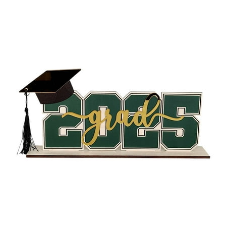 2025 Graduation Season Wooden Tabletop Holiday Decorative Ornament Graduation Season Gift Home Decor Of The Day