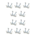 thumbnail image 2 of Sonducket Diadema de felpa resistente y duradera para orejas de ojos de caracol Diadema ligera y adorable para lavarse la cara azul claro azul claro 10piezas, 2 of 6