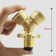 thumbnail image 4 of Propane Gas Splitter Adapter Gas Tank Tee Adapter Burner Adapter for BBQ Camping Stoves, 4 of 9