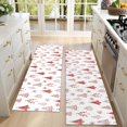 thumbnail image 4 of Kitchen Rugs Sets Of 2,Red Christmas Tree Pattern Anti Fatigue Kitchen Mat Rugs Non Slip Washable,Decorative Kitchen Floor Mats for Kitchen,Sink,Laundry,17"X47", 4 of 5
