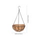 thumbnail image 5 of Maceta colgante de metal con forro de coco y cadenas, 5 of 6