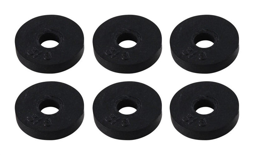 LDR 3/8R in. D Rubber Flat Bibb Washer 6 pk