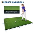 thumbnail image 3 of 5x4FT Golf Hitting Mat - Heavy Duty Artificial Turf for Indoor/Outdoor Practice, Driving Range & Simulator Use (1-Pack), 3 of 8