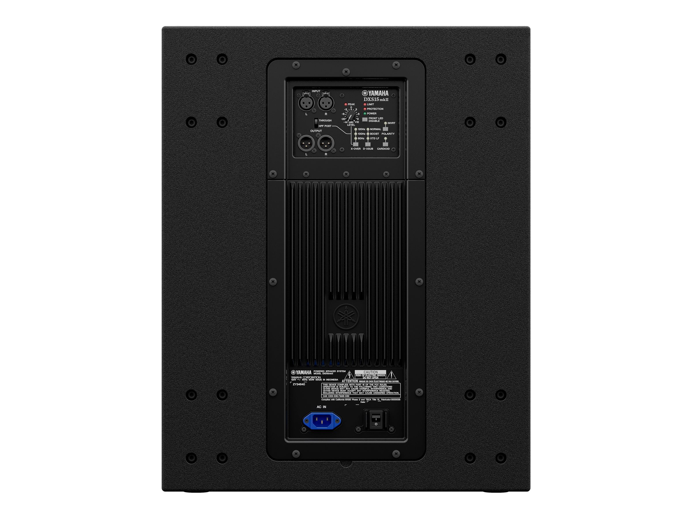 Yamaha DXS Series DXS15mkII - Subwoofer - for PA system - 800 Watt - 15" - black