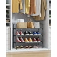 thumbnail image 7 of Sakugi 3-Tier Shoe Rack, Sturdy Shoe Organizer, Shoe Shelf Holds up to 16 Pairs of Shoes, Assembled Length, 28 in, 7 of 7