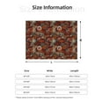 thumbnail image 5 of Yiaed Coffee Stamp Print Blanket Throw Blanket Soft Cozy Flannel Blanket for Home Bed Sofa Couch Chair-60"x50", 5 of 6