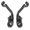thumbnail image 2 of Krator Universal 5" Long Angled Adjustable Highway Foot Peg Mounting Kit Fits All 1.25" Engine Guards, 1 Pair, Black, 2 of 6