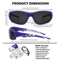 thumbnail image 3 of Lentes de Sol Polarizados NULOOQ para Niños (Ages 4-12) - Resistentes y Flexibles, 3 of 5
