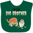 thumbnail image 3 of Inktastic I'm the Big Brother Ankylosaurus Bros Boys Baby Bib, 3 of 4