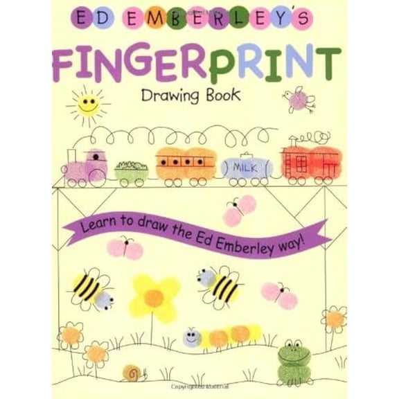 Pre-Owned Ed Emberley's Fingerprint Drawing Book (Paperback) 0316789690 9780316789691