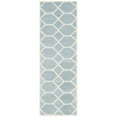 thumbnail image 2 of Safavieh Chatham 2' X 3' Hand Tufted Wool Rug in Blue and Ivory, 2 of 10