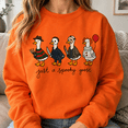 thumbnail image 5 of Halloween Shirt, Just a Spooky Goose Sweatshirt, Horror Movie Goose Hoodie, Funny Slasher Costume T-Shirt, Halloween Gift for Goose Lovers, 5 of 9
