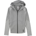 thumbnail image 1 of Reebok Womens Quick Cotton Hoodie Sweatshirt, Grey, Small, 1 of 2