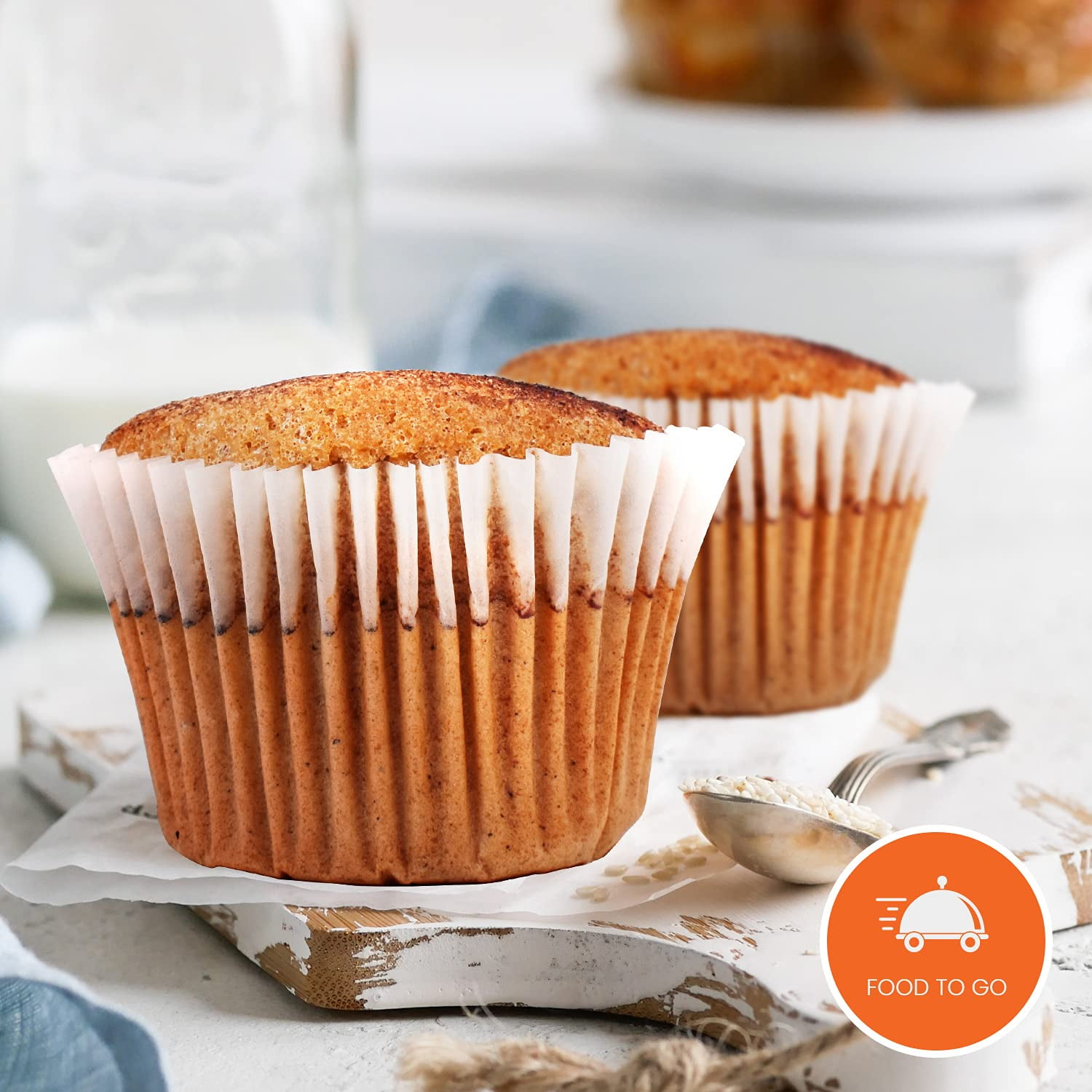 Carbolicious Cinnamon Muffins, Low Carb Keto Snack with Almond Flour, 6 Muffins