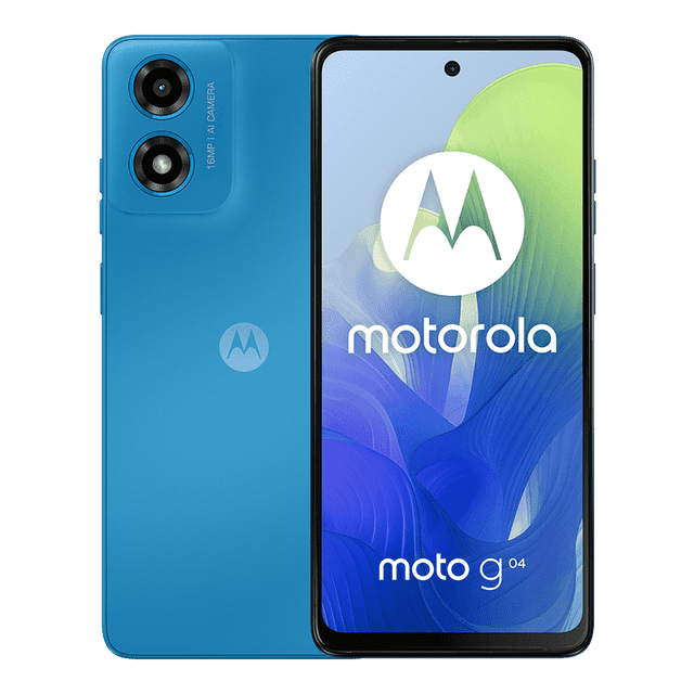 Smartphone Motorola Moto G04 Dual Sim 128GB 4RAM Azul