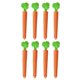 thumbnail image 3 of Plastic Sealing Clips with Magnet for Food Bags Carrot Shape Design 20 Pieces, 3 of 5