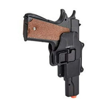 G13H SPRING PISTOL with HARD SHELL HOLSTER Black