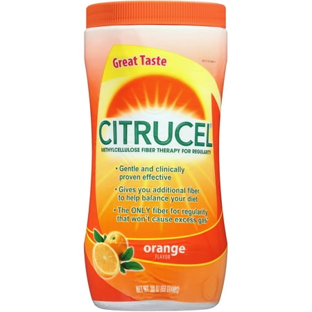 Citrucel Fiber Therapy Orange, 30 OZ (Pack of 3)