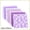 Purple, variant on 7pcs Cotton Fabric Bundle, 25x25cm Pre-Cut Quilt Squares, Printed Cotton Fat Quarter Fabric for Sewing, Scrapbooking, Patchwork Crafts, Multiple Color Options