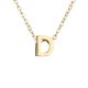 thumbnail image 1 of Delicado collar de oro para las mujeres lindo nombre de la letra gargantilla collares para niñas joyas, 1 of 3