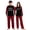 Black, variant on iHapHap Christmas Family Pajamas Sleepwear Set, Mr Mrs print Men 3XL
