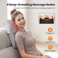 thumbnail image 4 of Neck and Back Massager with Heat, Shiatsu Deep-Kneading Massager for Chairs, Car, Gift for Women & Men, 4 of 9