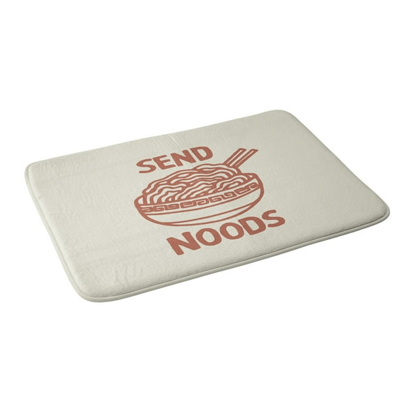 Society6 Nick Quintero Send Noods Bath Mat 34" x 21"